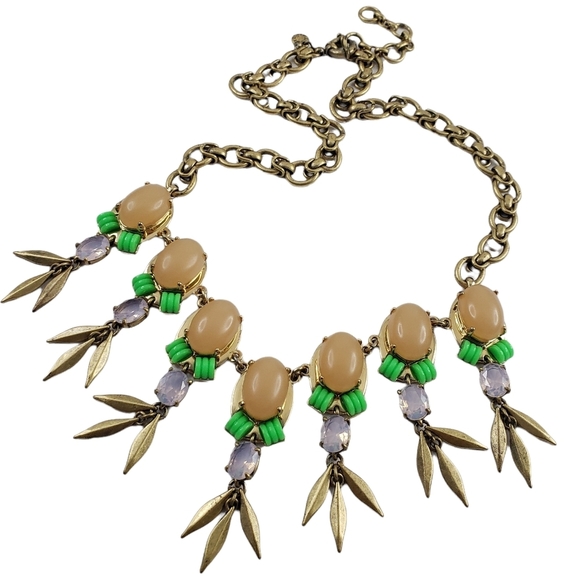 J. Crew Statement Necklace - blush lavender aurora borealis - Picture 1 of 9